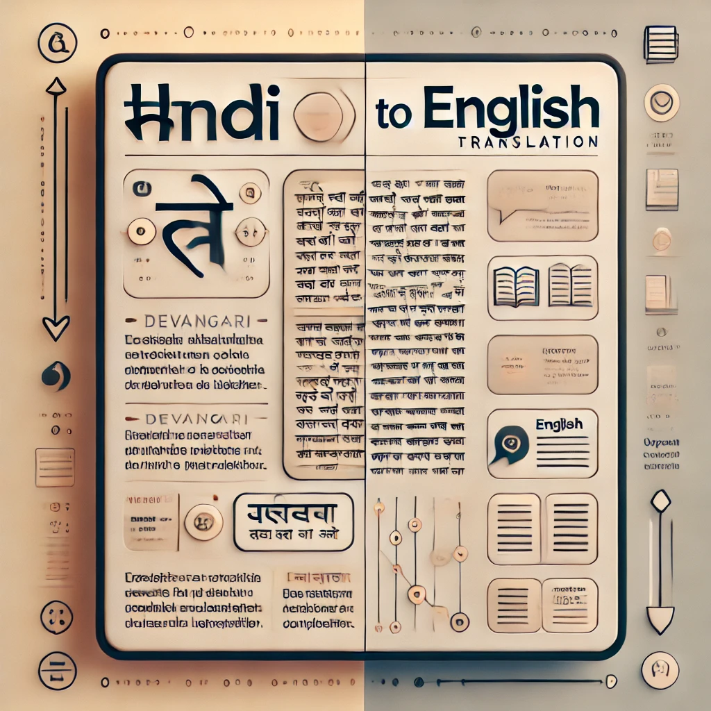 hindi to english translation paragraph